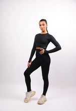 Load image into Gallery viewer, Diversity Long Sleeve Sets Black