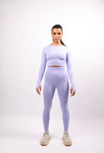 Load image into Gallery viewer, Diversity Long Sleeve Gym Sets Lilac