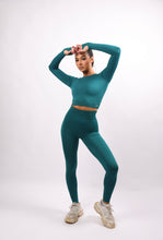 Load image into Gallery viewer, Diversity Long Sleeve Set Teal