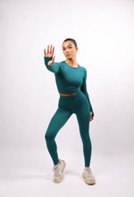 Load image into Gallery viewer, Diversity Long Sleeve Set Teal