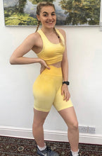 Load image into Gallery viewer, Vision Yellow Shorts Set